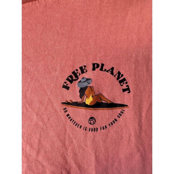Free Planet Mens Graphic Tee - Beach Babe - Small‎ - Picture 2 of 6